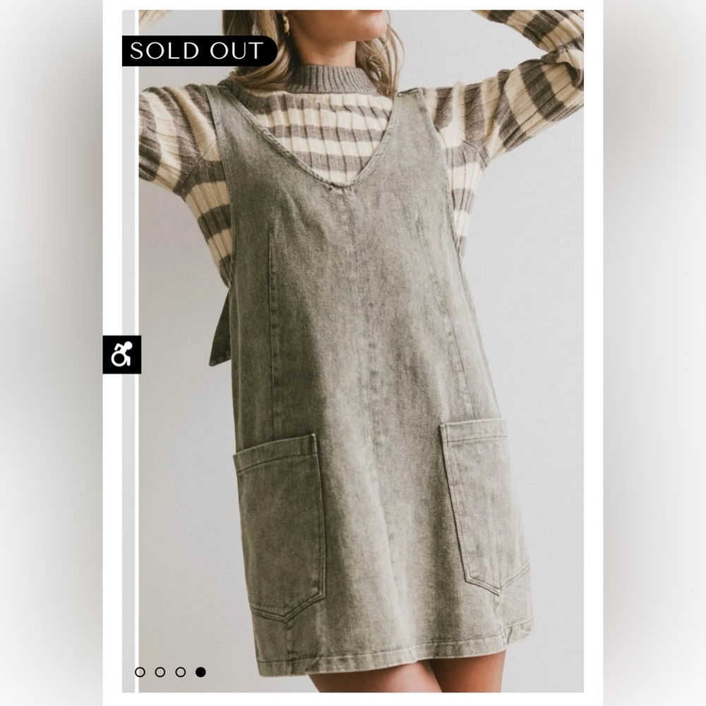 Bohme Soskia Mini Denim Dress NWT